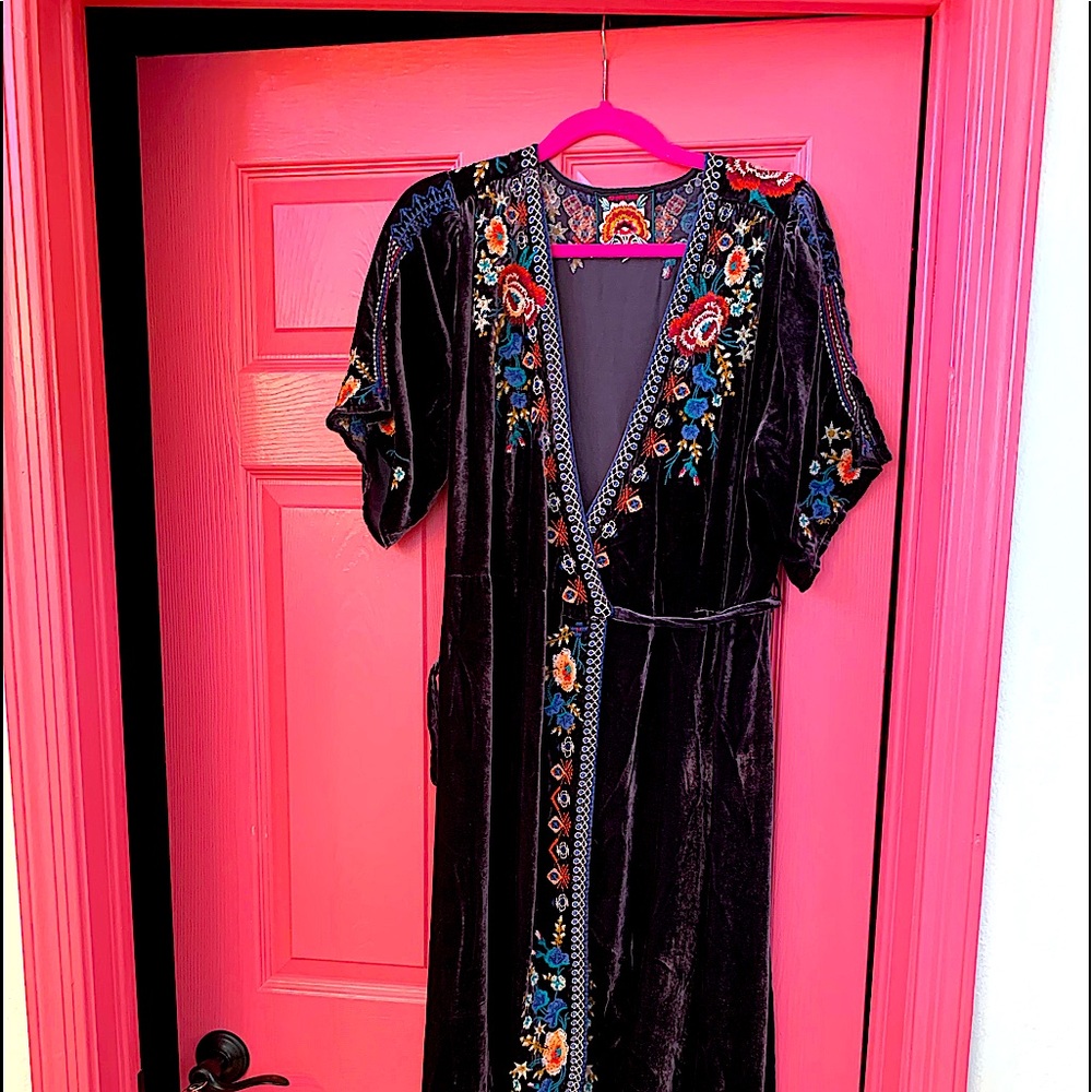 Johnny Was Velvet dress